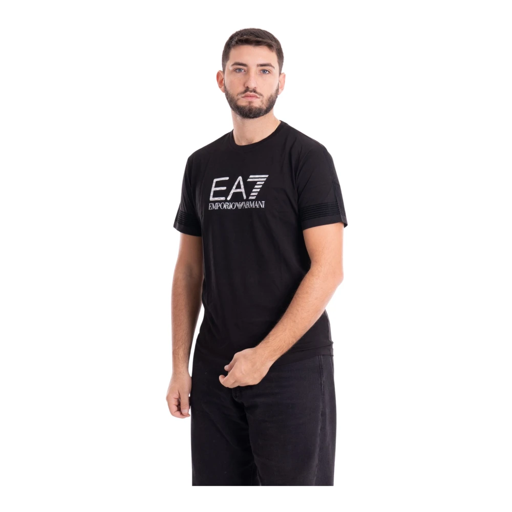 Emporio Armani EA7 Casual Logo T-Shirt Black Heren