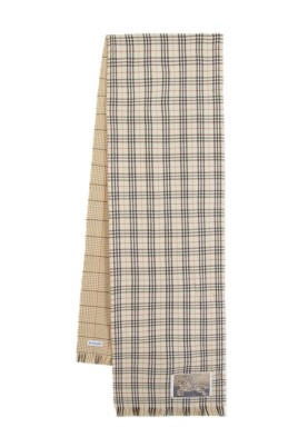 tiny-check-wool-scarf-beige