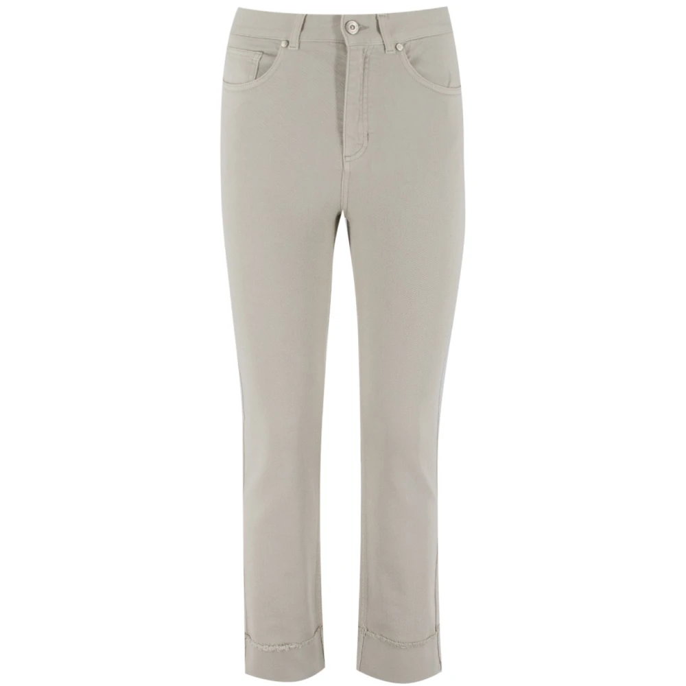 Panicale Jewelled High-Waisted Broek Gray Dames