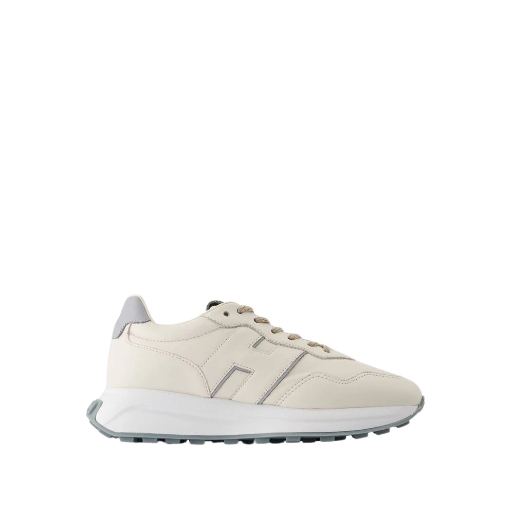 Hogan Women's White Sneakers, 7 Uk, Leather Trainers With Top Laces