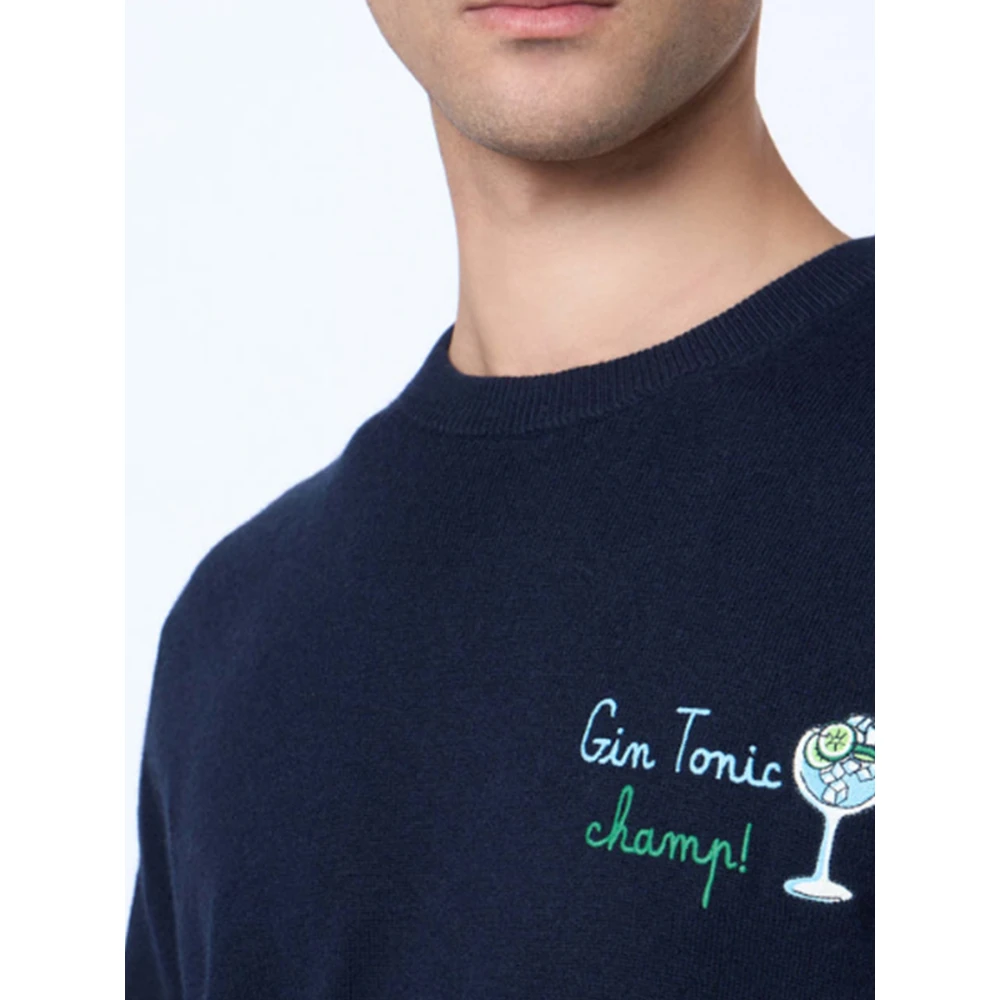 MC2 Saint Barth Heron Sweater Blue Heren