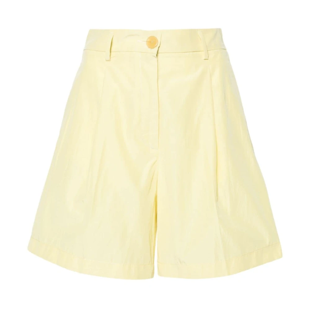 Forte Gele Shorts Yellow Dames