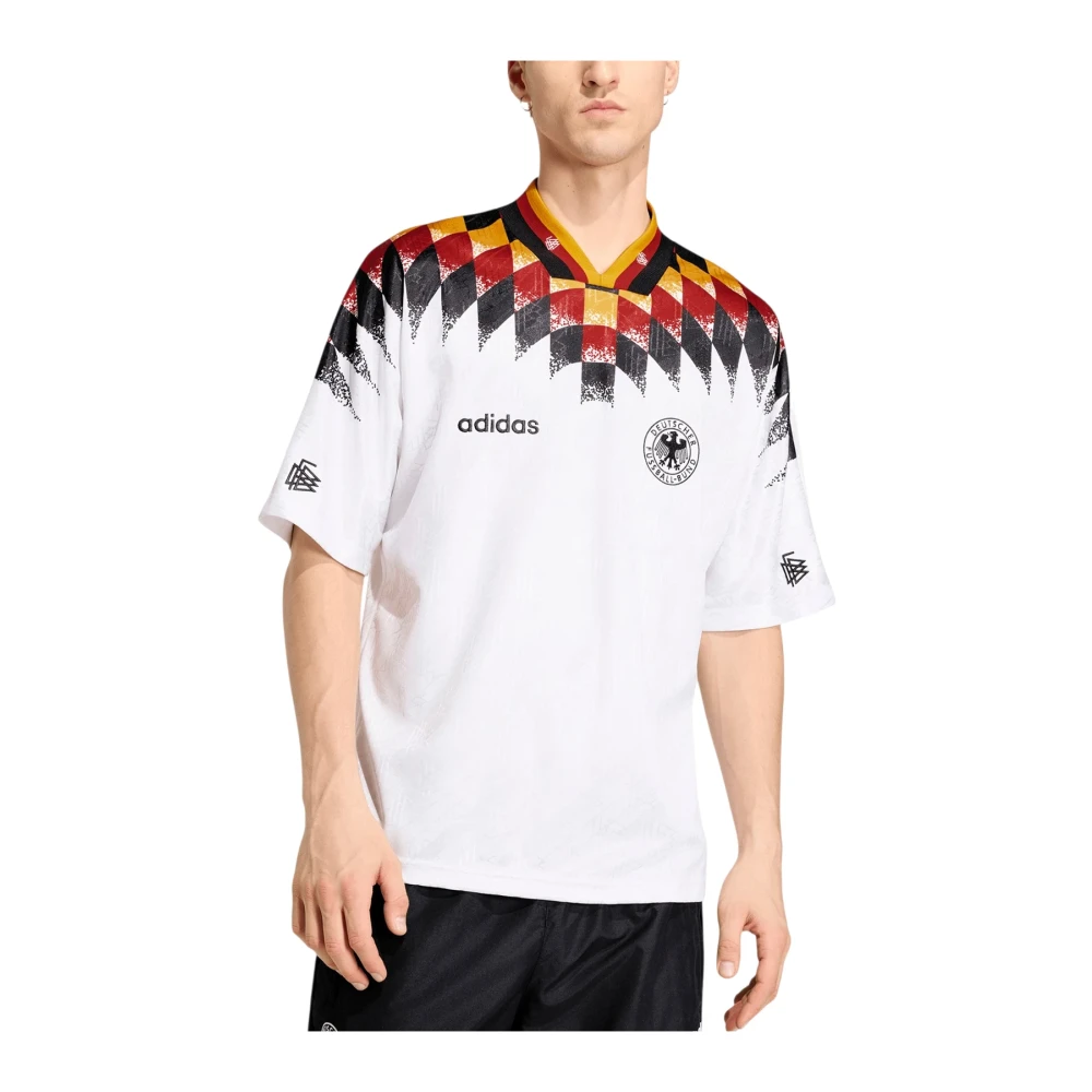 Adidas Originals Men's White  Germany '94 Retro Home Shirt in Size L, JD Sports - Image 3
