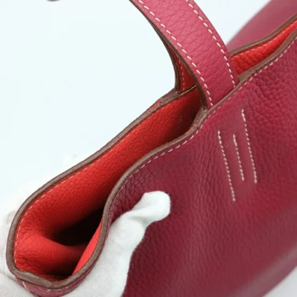 Hermès Vintage Pre-owned Leather totes Purple Dames