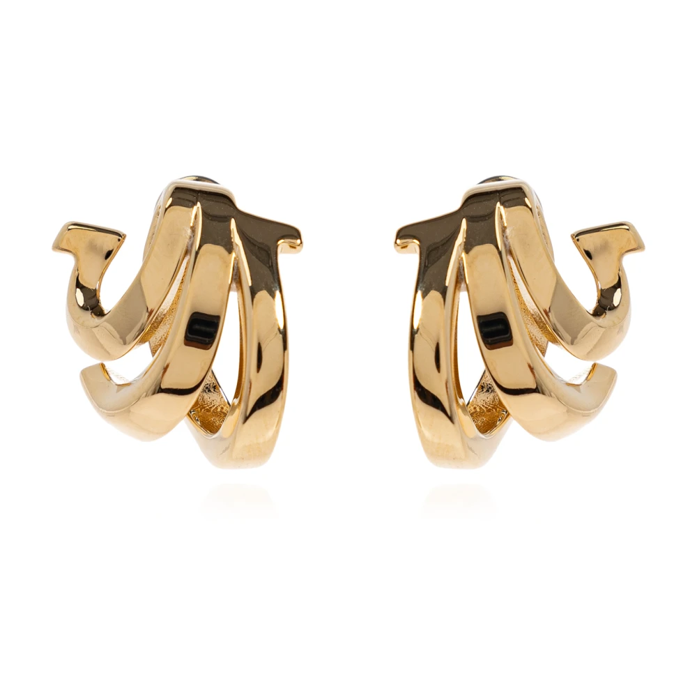 Ferragamo Donna Giallo - Orecchini In Ottone - Accessories - One Size