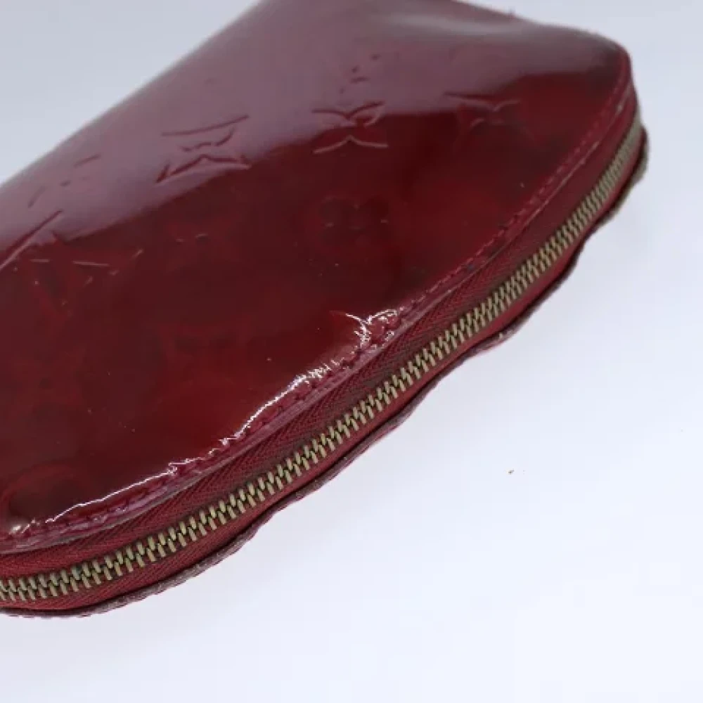 Louis Vuitton Vintage Pre-owned Leather pouches Red Dames