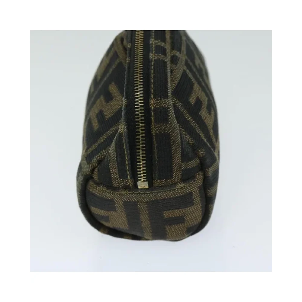 Fendi Vintage Pre-owned Canvas fendi-bags Brown Dames