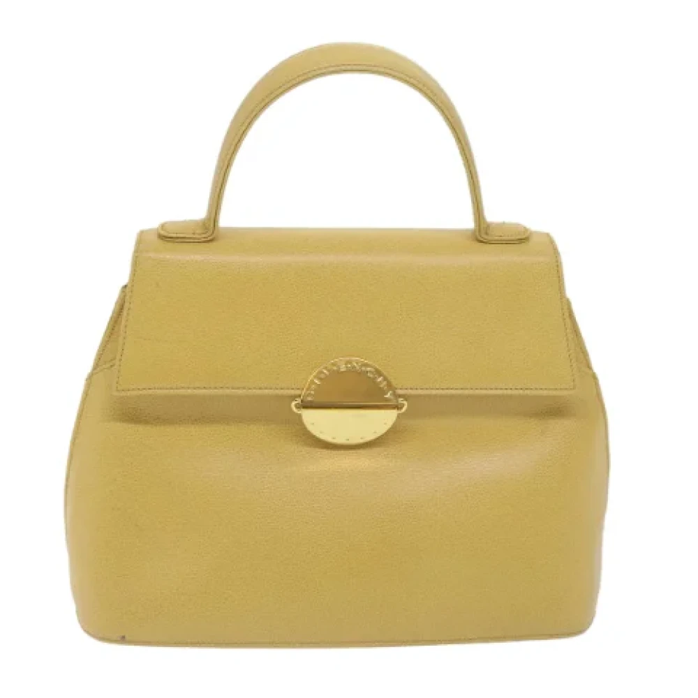 Givenchy Pre-owned Leather handbags Yellow Dames