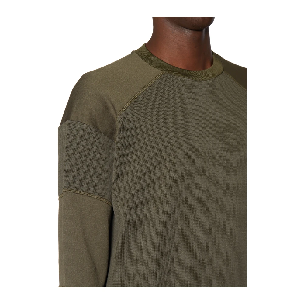 Gramicci Quarter Knit Crewneck Sweater Green Heren