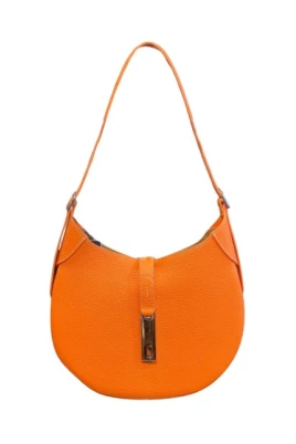 Grainläder Saddle Style Crossbody Väska