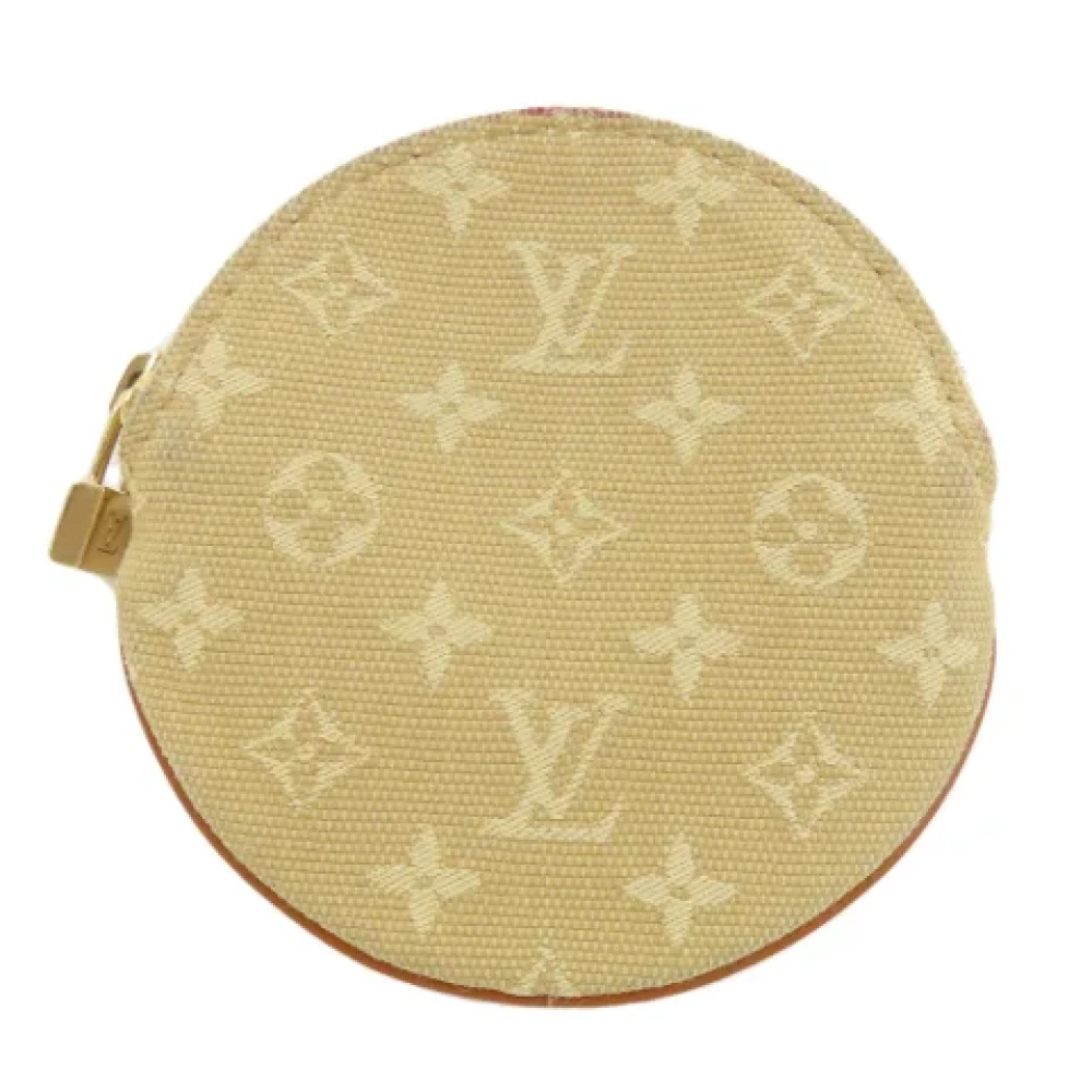 Louis Vuitton Vintage Pre-owned Leather wallets Beige Dames