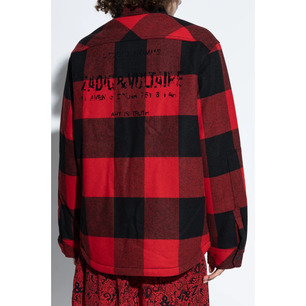 Zadig & Voltaire Geïsoleerd Shirt Trop Red Dames
