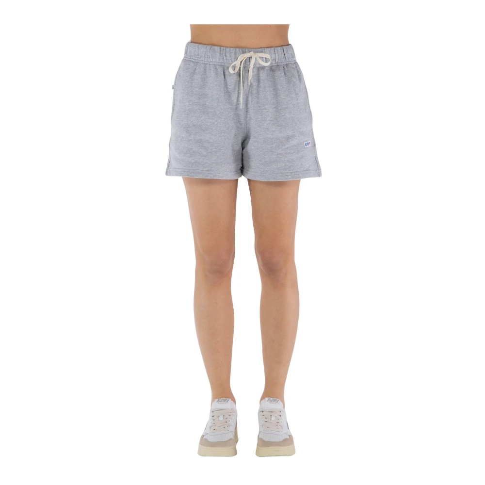 Autry Stijlvolle Zomer Katoenen Shorts Gray Dames