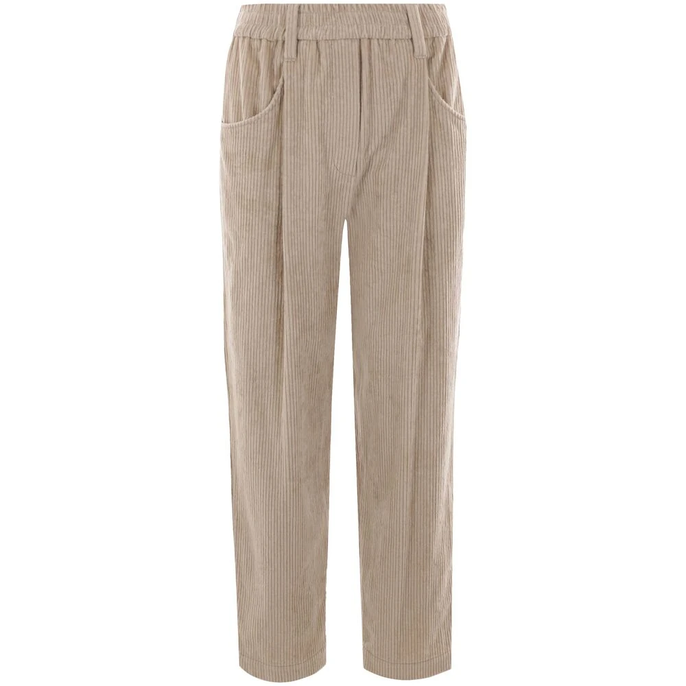 Trousers > Wide Trousers - - Brunello Cucinelli - Modalova