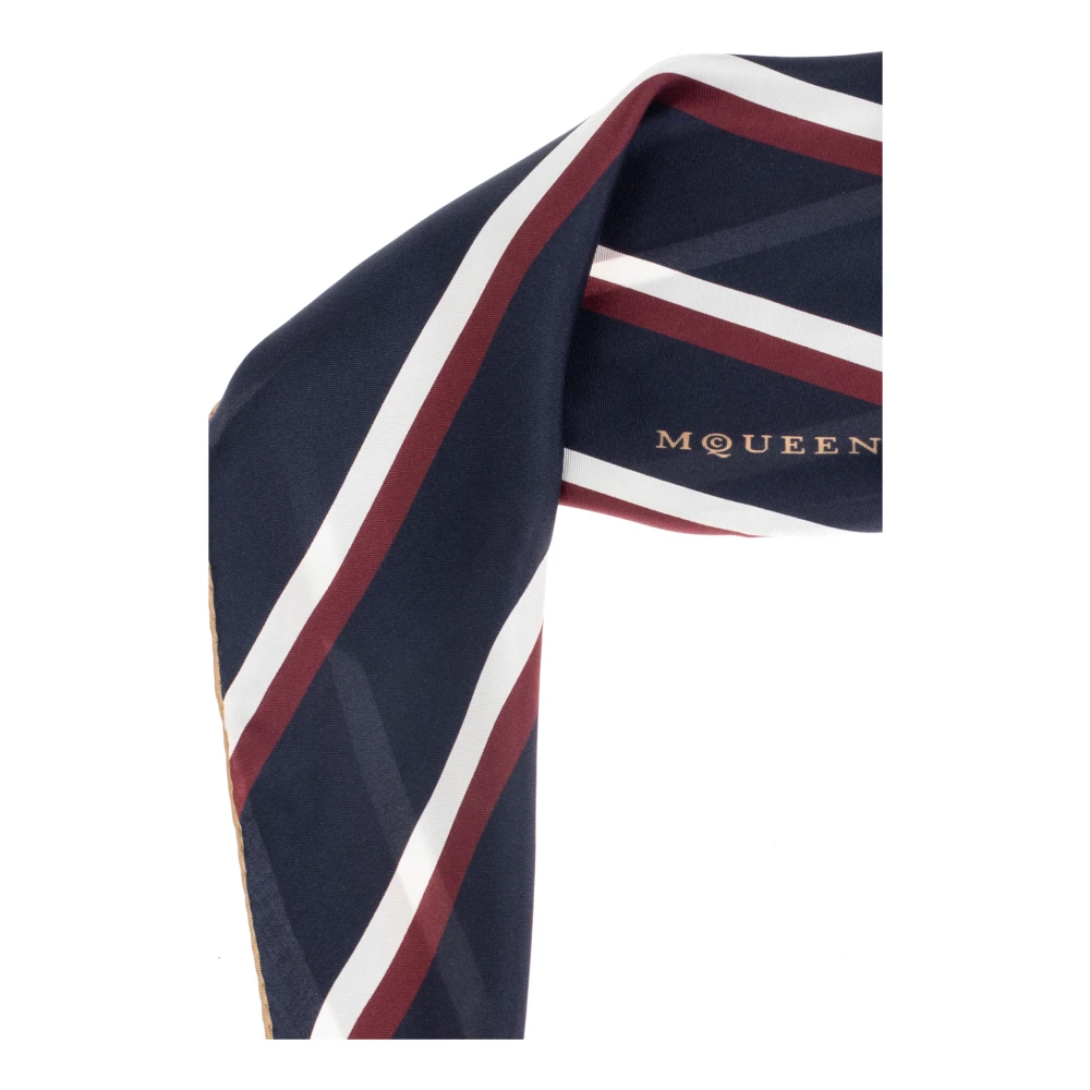 alexander mcqueen Zijden sjaal Blue Dames