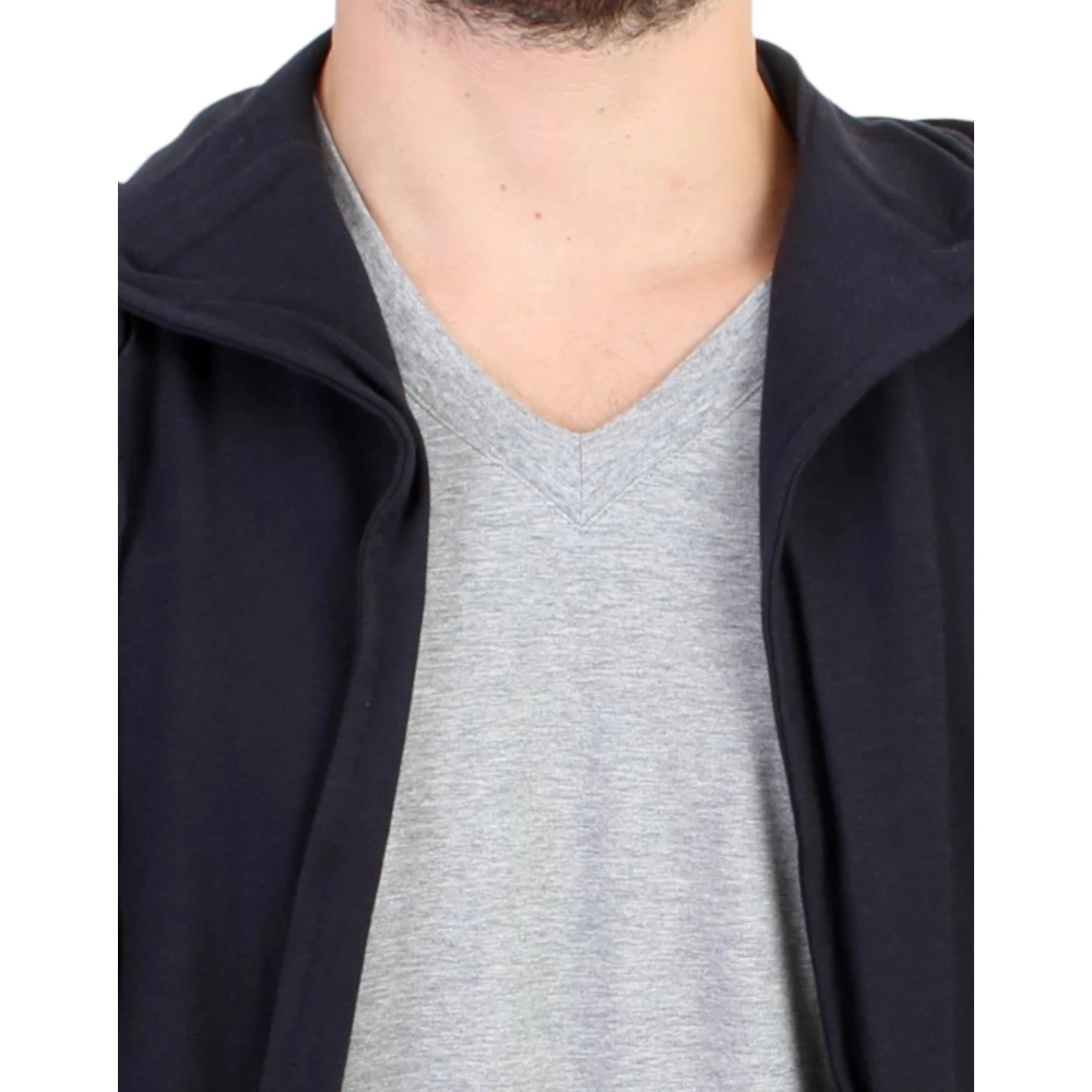 Costume National Blauwe Katoenen Hoodie Elegante Stijl Blue Heren