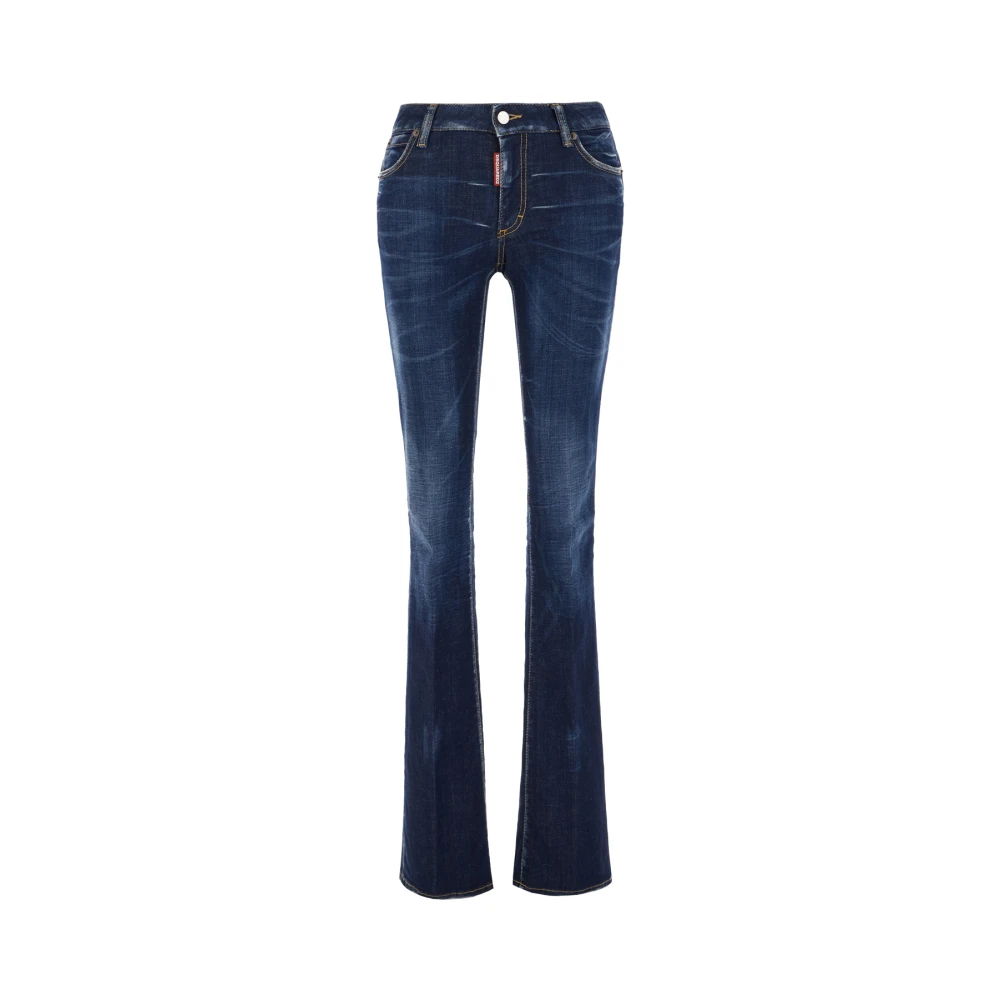 Dsquared2 Klassieke Denim Jeans voor dagelijks gebruik Blue Dames