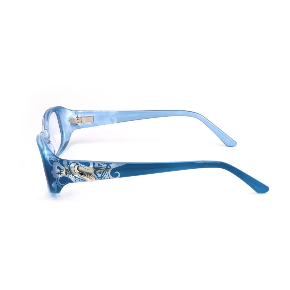 EMILIO PUCCI Blauwe Gradient Plastic Bril voor Vrouwen Blue Dames