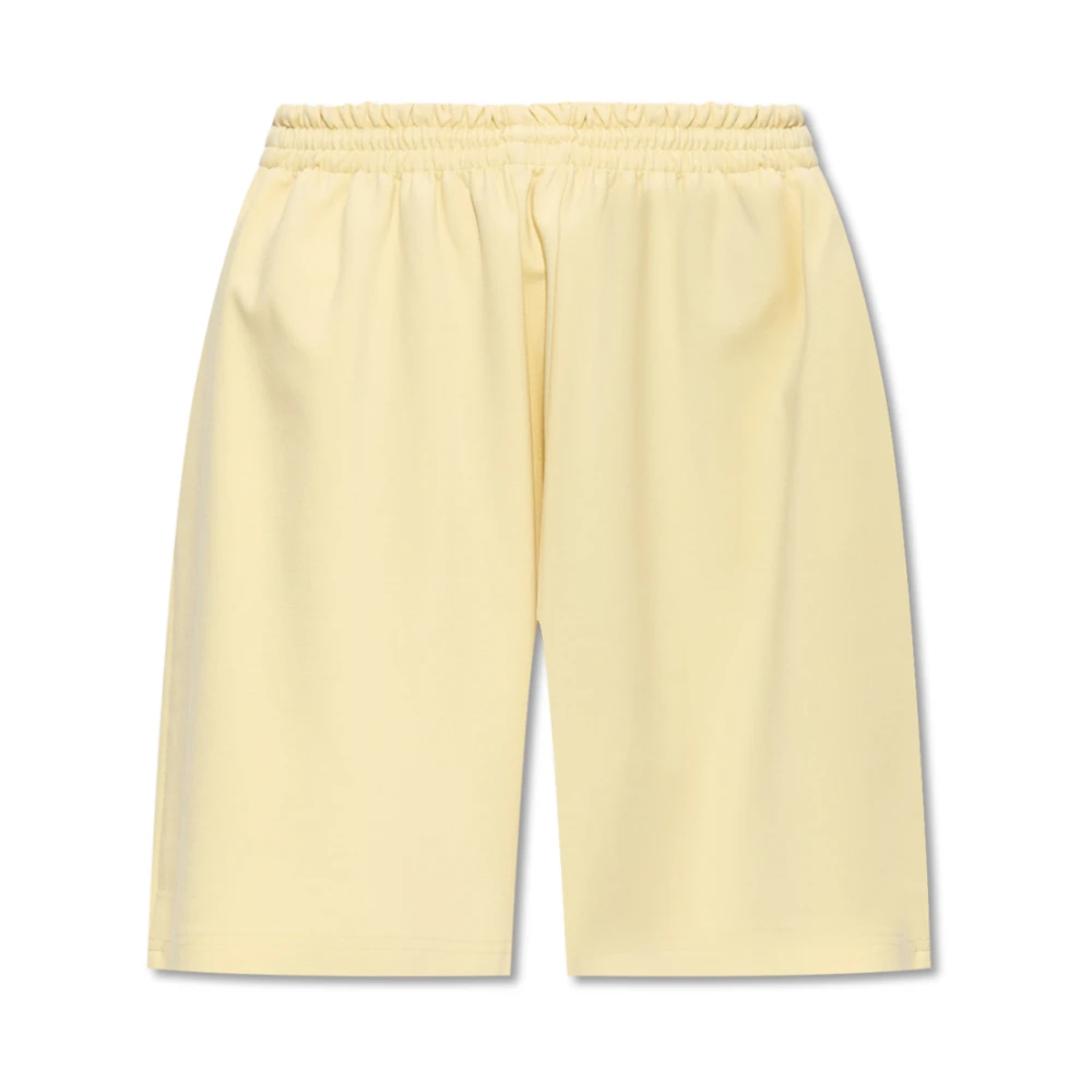 MM6 Maison Margiela Shorts met logo Yellow Dames