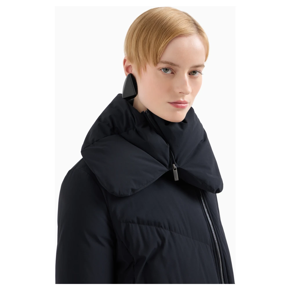 Emporio Armani Zwarte Jassen voor Mannen Black Dames