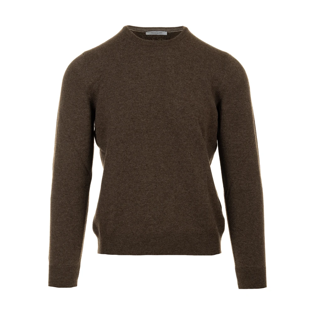 Gran Sasso Bruine Sweater Paricollo Brown Heren