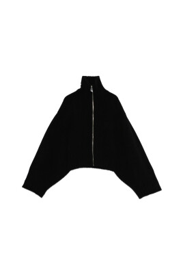 black-ribbed-knit-zip-sweater