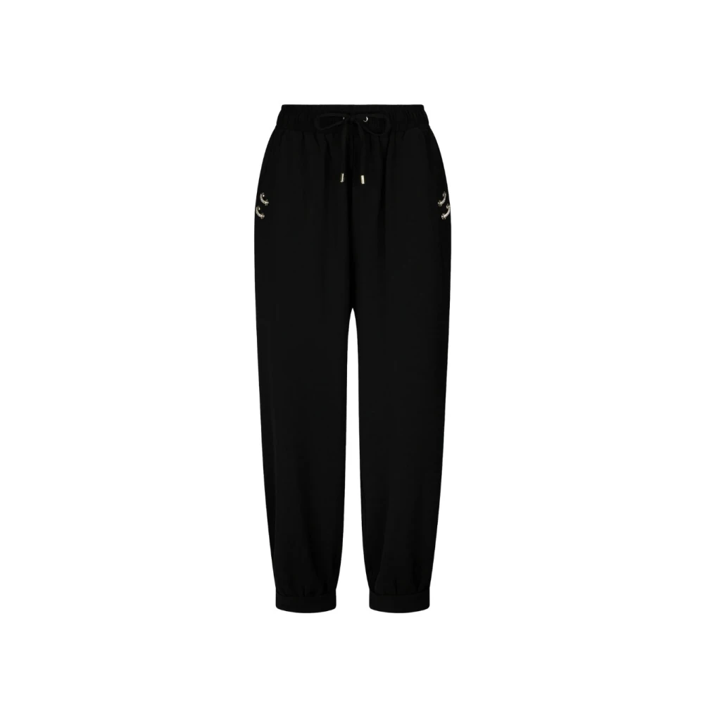 Liu Jo ECS Joggingbroek met sieraden detail Black Dames