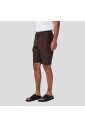 bruin-gestreepte-seersucker-shorts