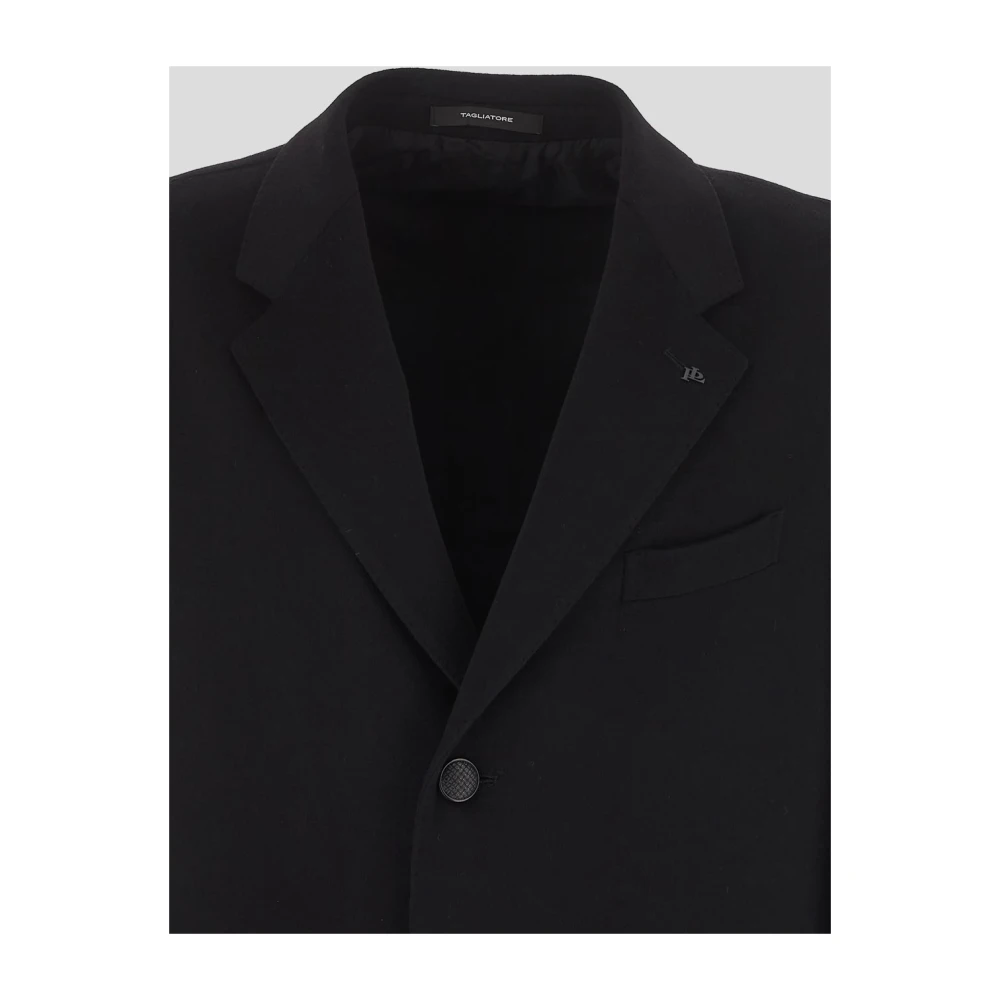Tagliatore Enkellange Jas Black Heren