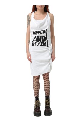 white-graphic-mini-dress