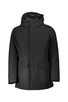 black-cotton-hooded-jacket-with-zipper-and-buttons