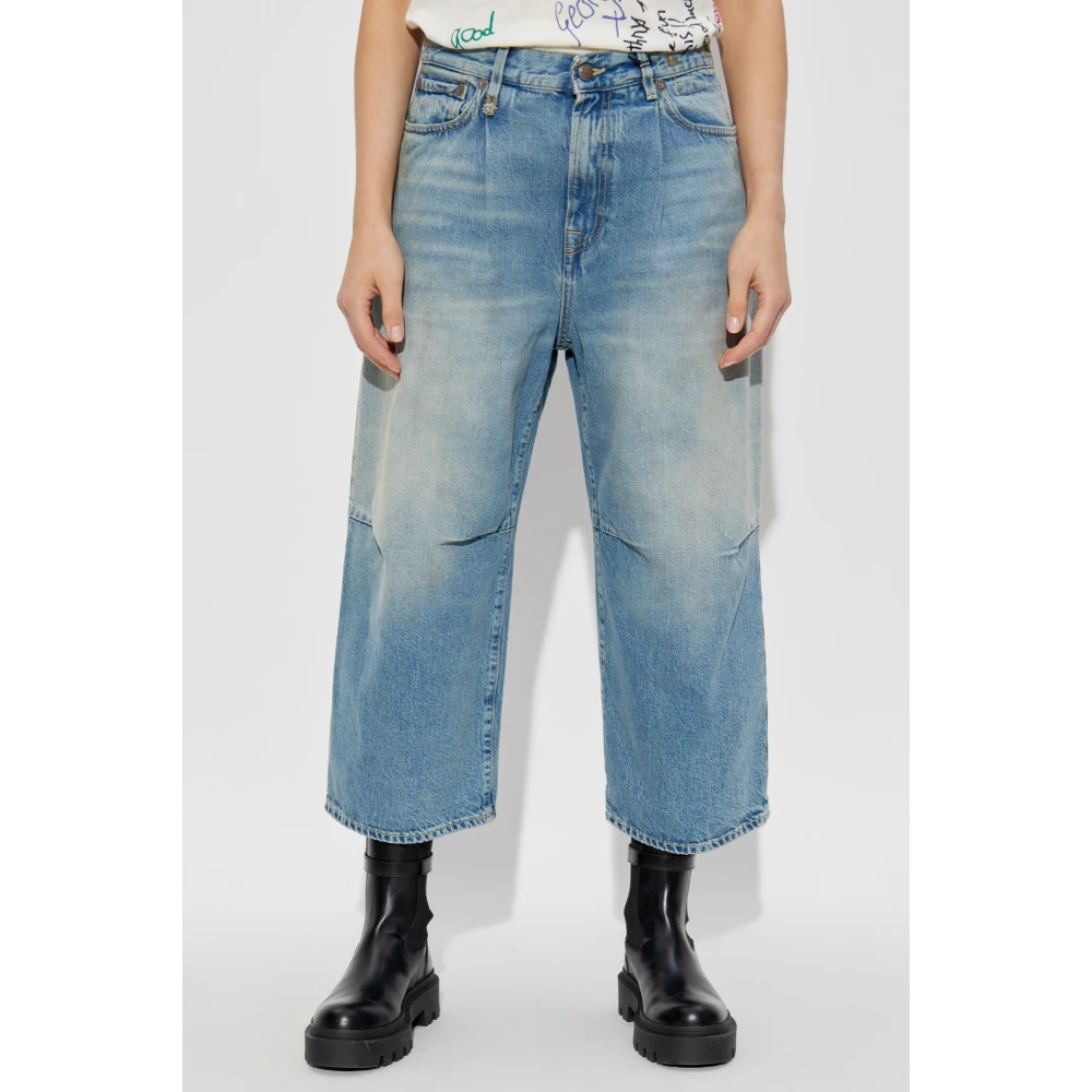 R13 Jeans met Vintage Effect Blue Dames