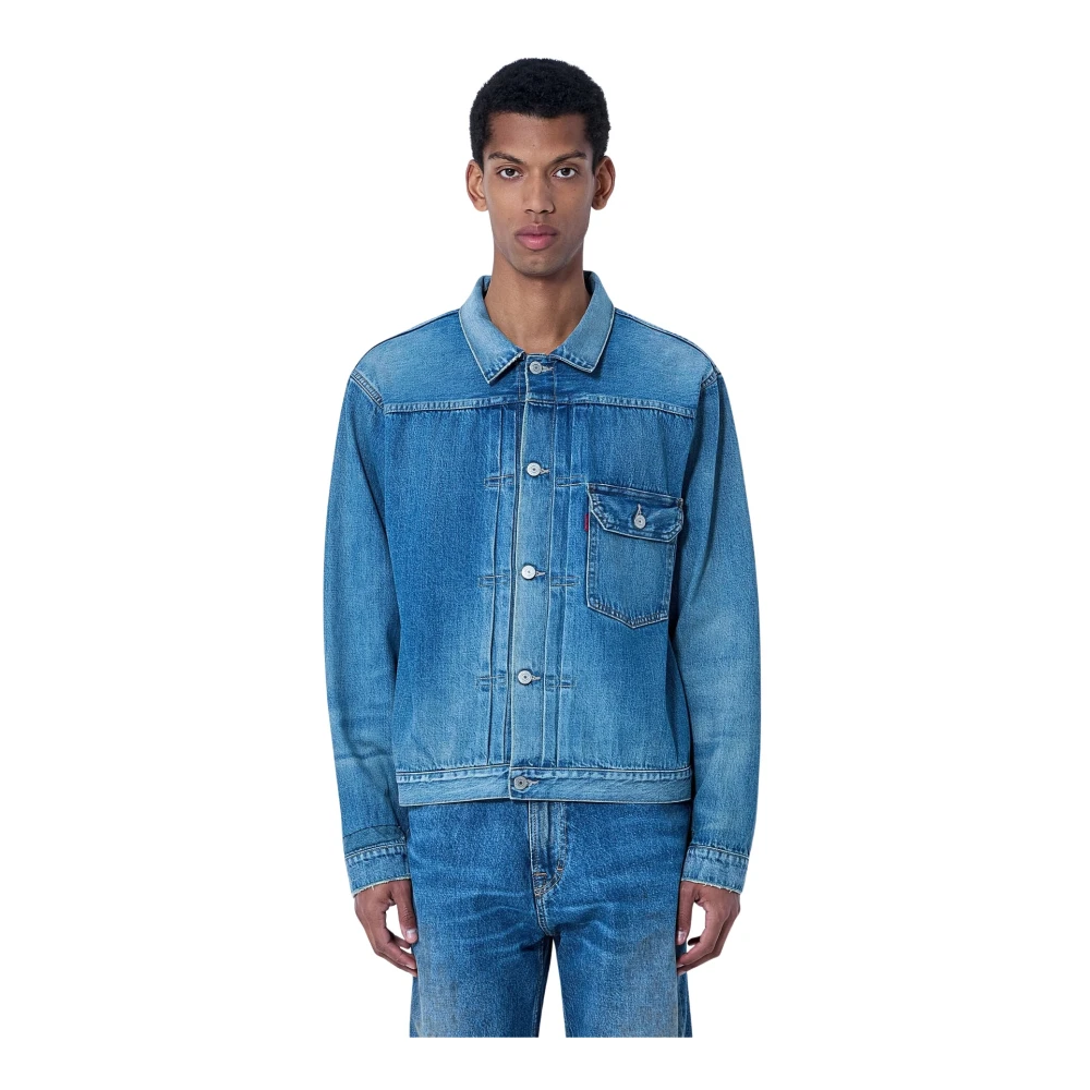 Levi's Men's Blue Denim Jackets, S, Denim Jacket