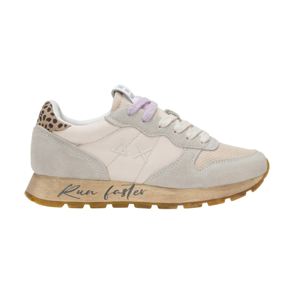 Sun68 Vintage Sneaker Klassiek Design Dames Schoenen Wit