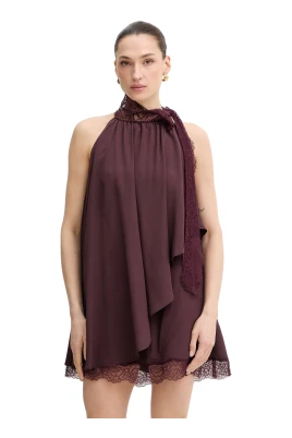 Silkblandad miniklänning