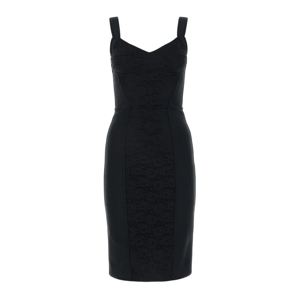 Dolce & Gabbana Elegante Jurk Collectie Black Dames