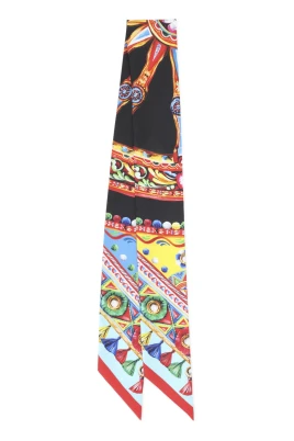 Carretto Print Silk Twill Bandeau