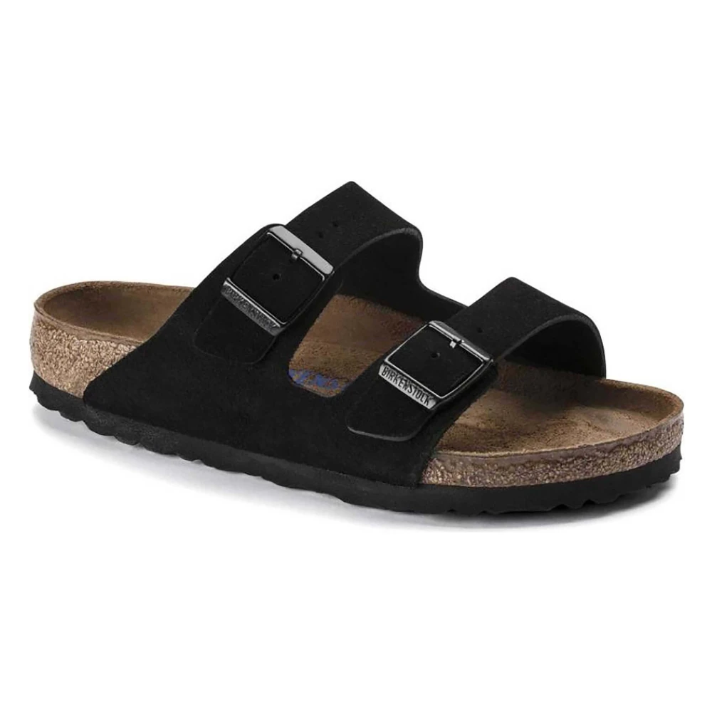 Birkenstock Men's Black Sliders - Sliders - 9 Uk - Shoes