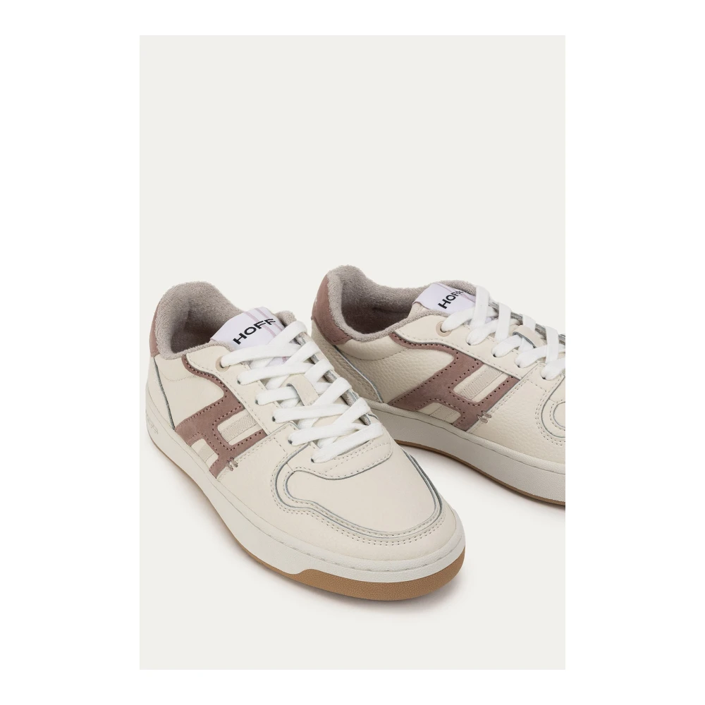 Hoff Leren Sneakers met Memory Foam Beige Dames