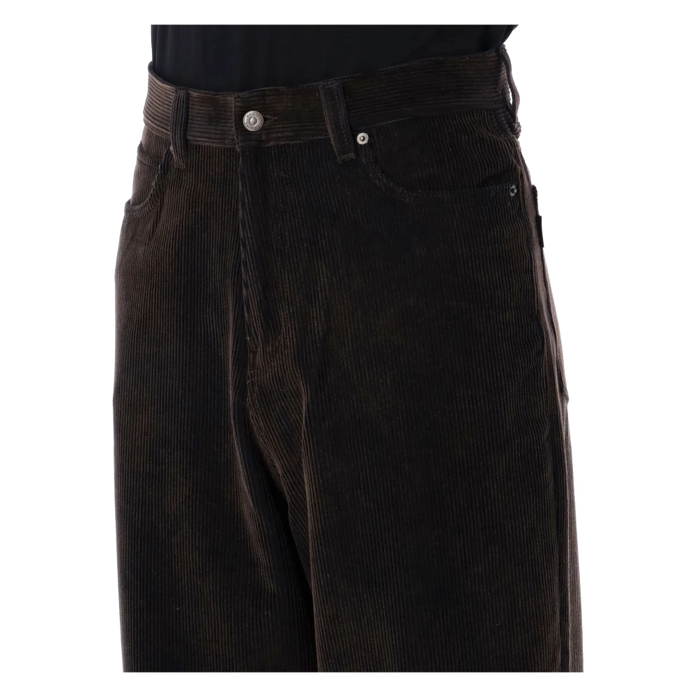 Haikure Jo Velvet Broek Brown Heren