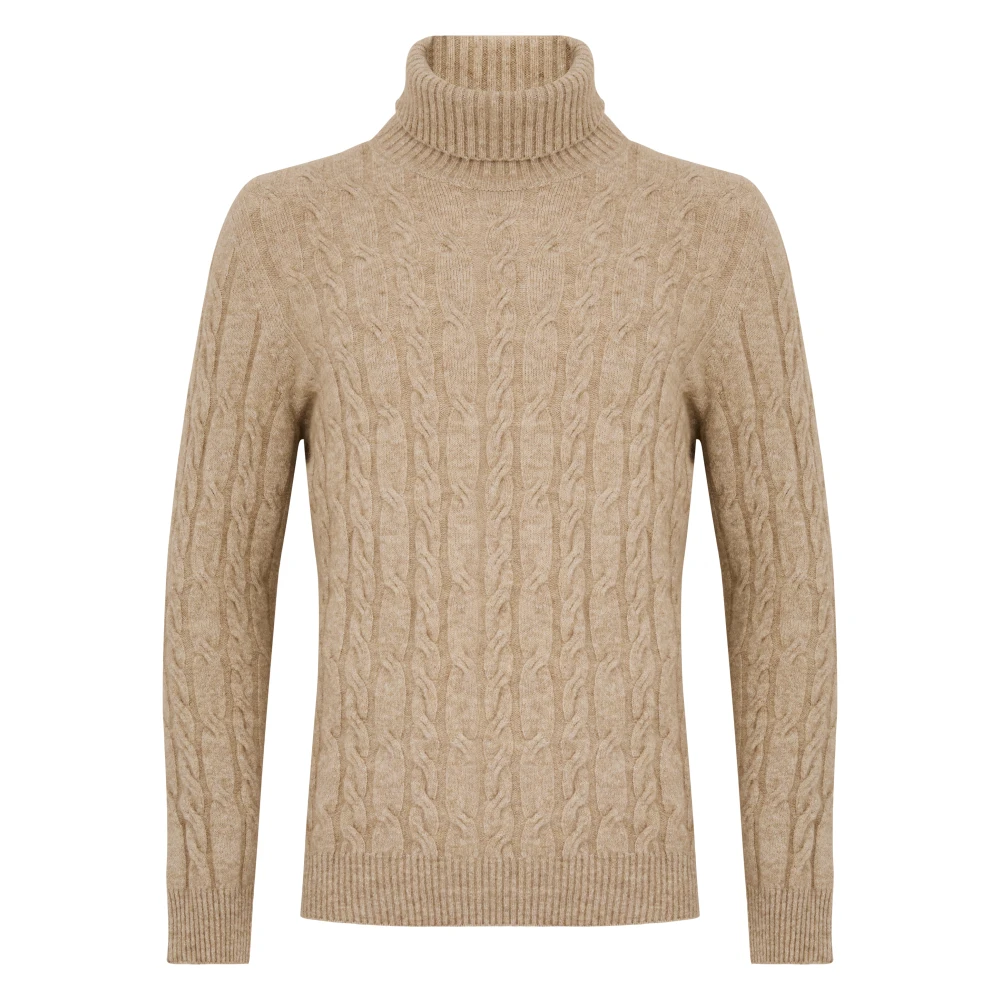 Kangra Beige Sweater voor Mannen Aw24 Beige Heren