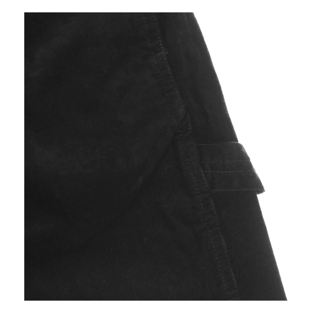 Obey Zwarte Timmerman Shorts met Gereedschapskoord Black Heren