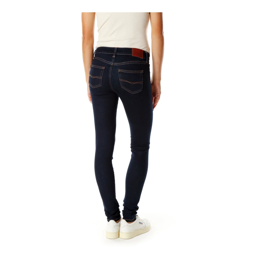Pepe Jeans Low Waist Skinny Fit Jeans Blue Dames