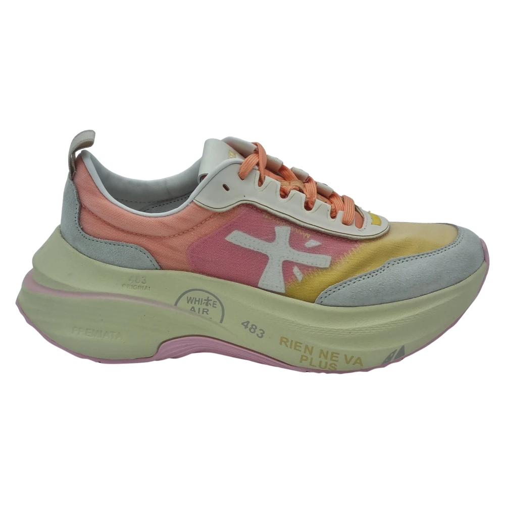 Premiata Pebax Platform Sneakers Dames Schoenen Veelkleurig Multicolor