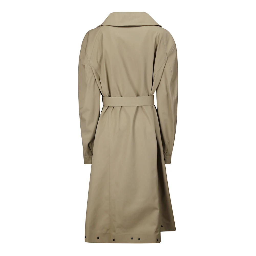 Mugler Stijlvolle jas voor mannen Beige Dames