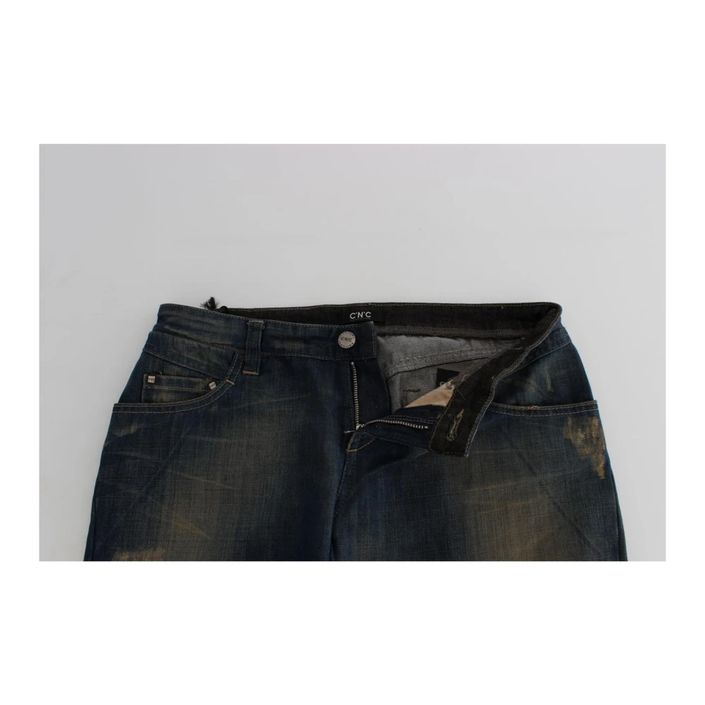Costume National Slim-fit Jeans Blue Dames