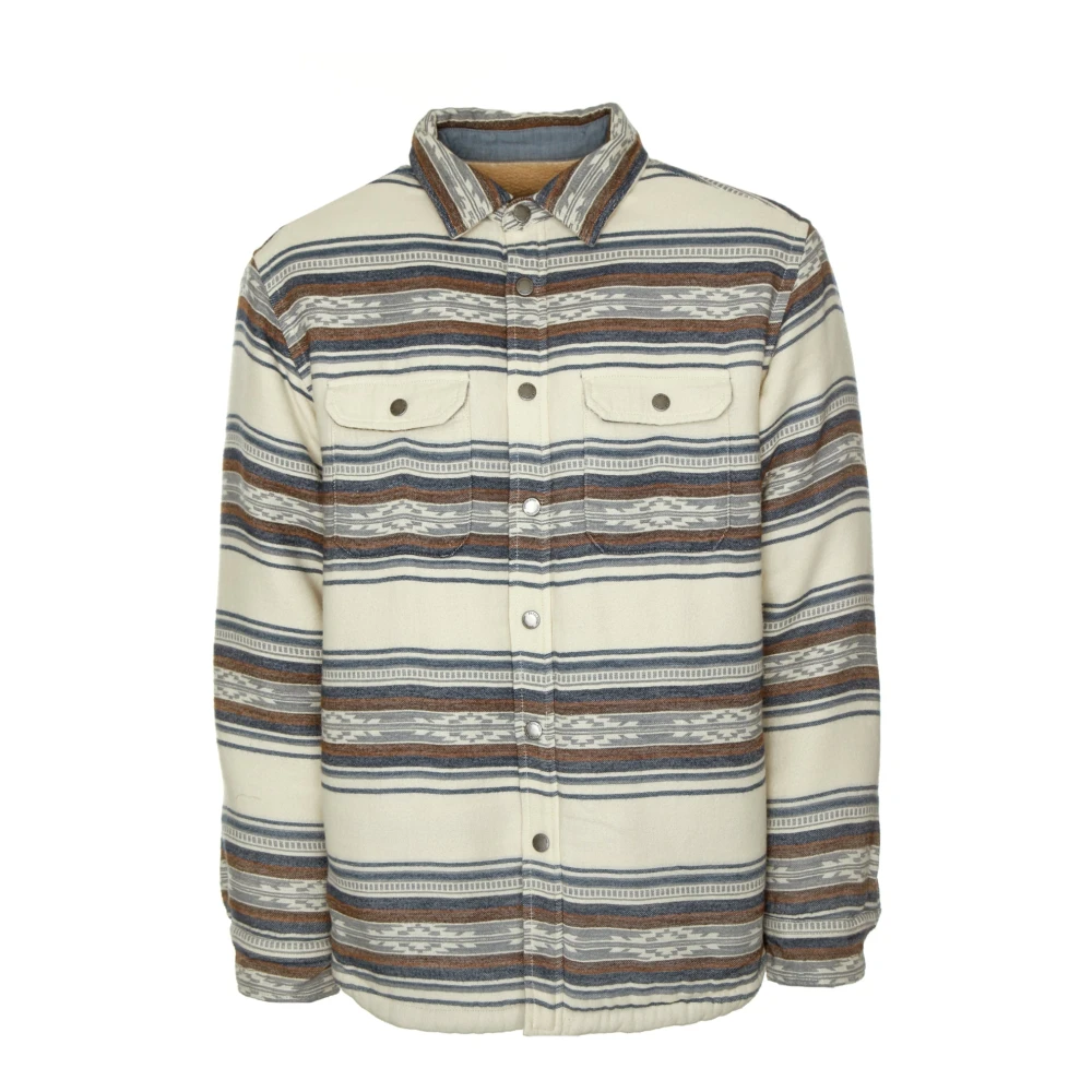 Pendleton Bay City Overshirt med Sherpa Foder Multicolor, Herr