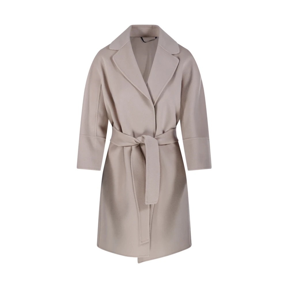 Max Mara Women's Pink Belted Coats, 2XS, Arona Coat