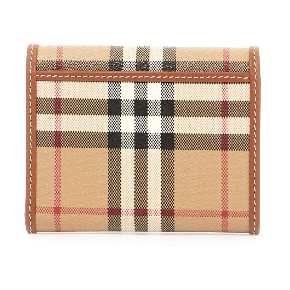 Burberry Faux Leather Bifold Wallet Multicolor Dames