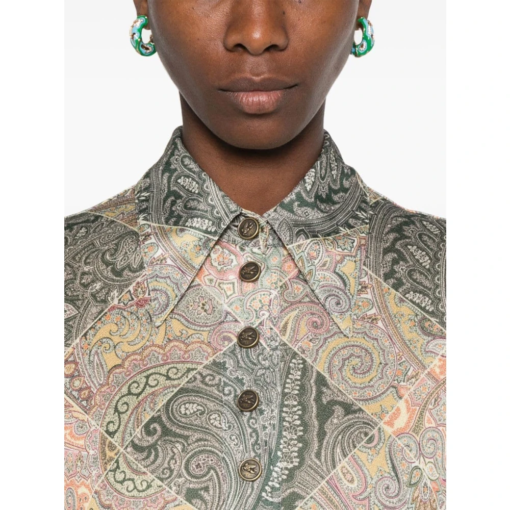 ETRO Elegante Zwarte Jurk voor Vrouwen Multicolor Dames